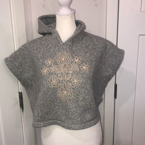 Genuine kids by Oshkosh Poncho Sweater Sleeveless Autumn core Goblin core Cute